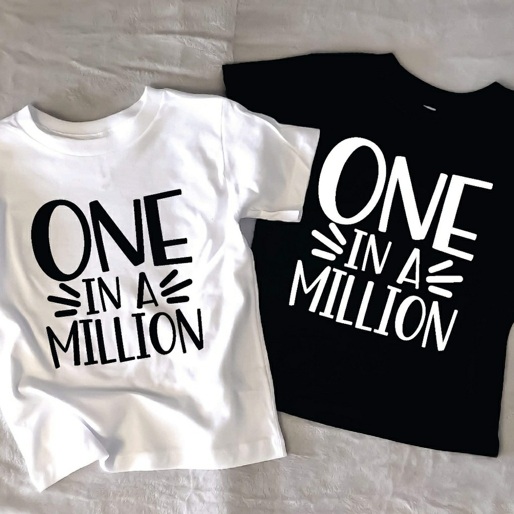 One in a million 1 year old birthday shirt